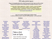 Tablet Screenshot of jatek-online.hu