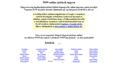 Desktop Screenshot of felnott-jatekok.jatek-online.hu