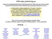 Tablet Screenshot of felnott-jatekok.jatek-online.hu